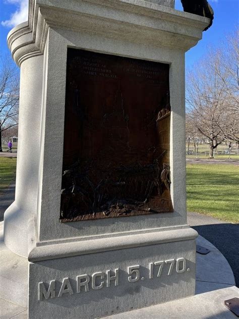 Boston Massacre Monument Historical Marker