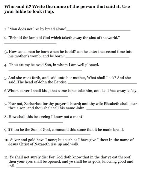 Free Printable Bible Questions And Answers Free Printable Templates