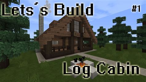 Most blocks will work for a preliminary house, whether it's dirt, wood, or cobblestone. Minecraft - Let's Build - Simple Log Cabin - pt1 - YouTube