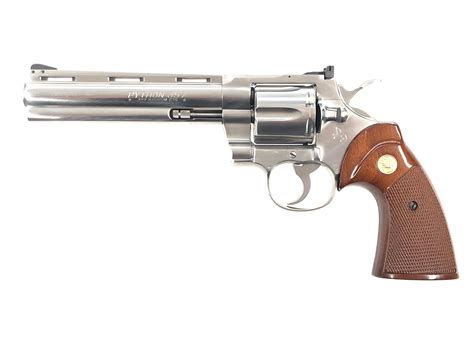 Lot Colt Python 6 Stainless 357 Magnum Revolver With Factory Box
