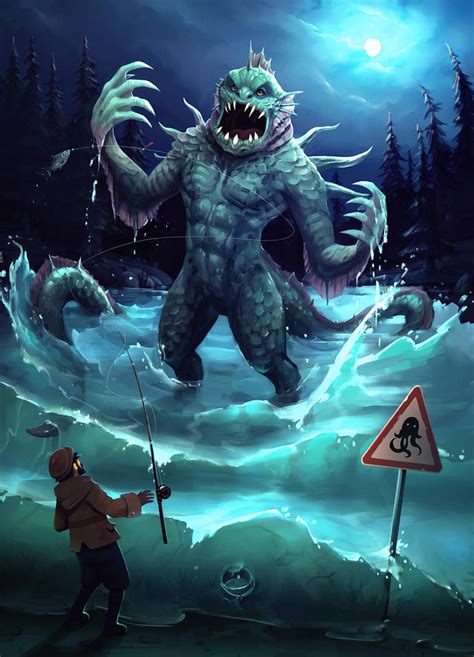 Lake Monster By Sephiroth Art On Deviantart