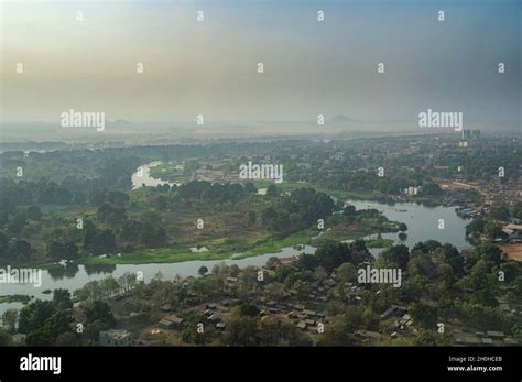 Aerial Of The White Nile Juba South Sudan Stock Photo Alamy