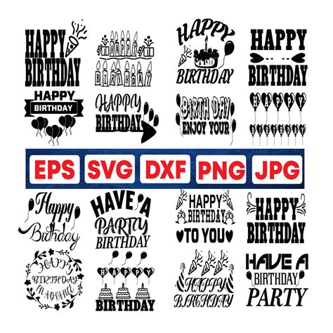 Happy Birthday Svg Design Masterbundles