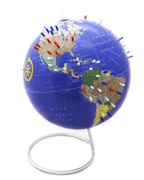 Magnetic World Globe | World globe, Desk globe, Floating globe