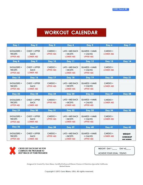Workout Plan Template Excel Lovely Workout Template Plan Templates