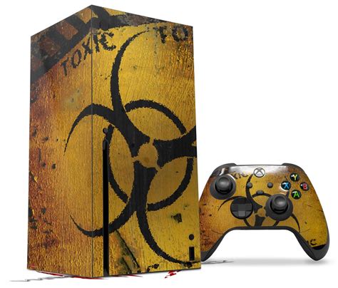 Xbox Series X Console Controller Bundle Skins Toxic Decay Wraptorskinz