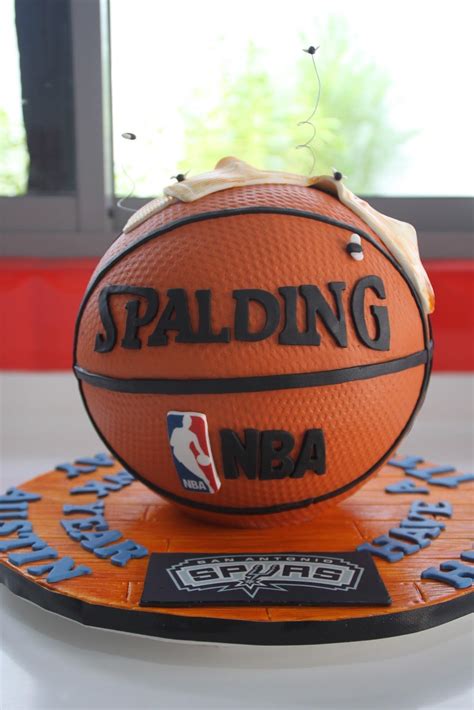 Celebrate With Cake Sculpted Basketball Cake With Socks Basketball Nba Basketball Workouts