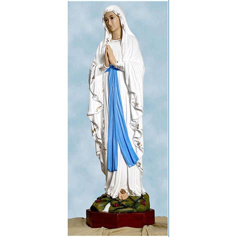 Our Lady Of Lourdes Statue In Fiberglass 110 Cm By Landi Online