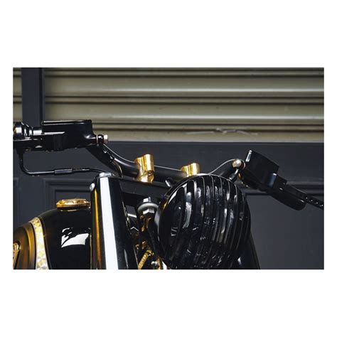 933806 Rough Crafts Finned Risers For 1 Handlebars Brass