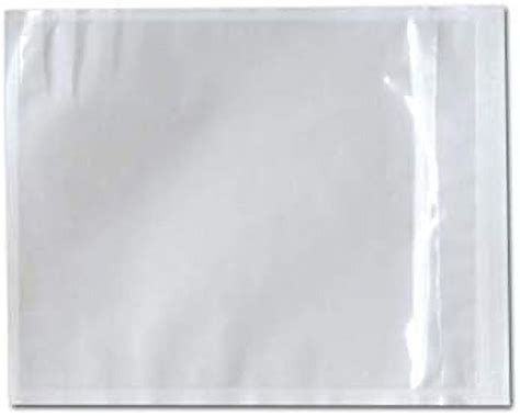 Clear Packing List Enclosed Envelopes 6x9 Inch 1000 Pack Side