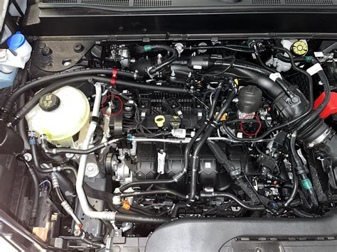 Engine Cover Installed In 20l Ecoboost Maverick Engine Bay From