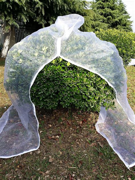 Agfabric Bird Netting Insect Barrier Garden Plant Cover 96h X 96w In