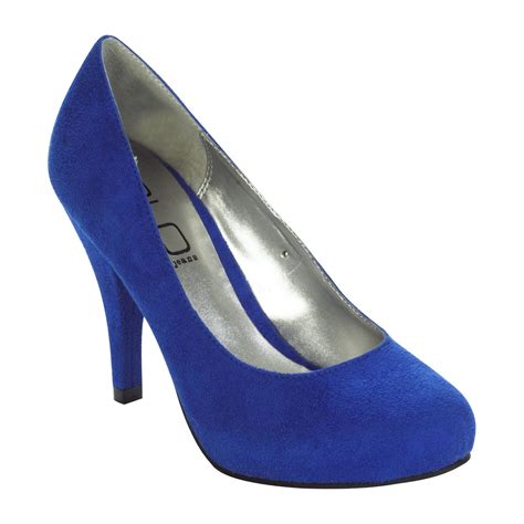 Glo Womens Jayden Pump Royal Blue Shoes Womens Shoes Womens