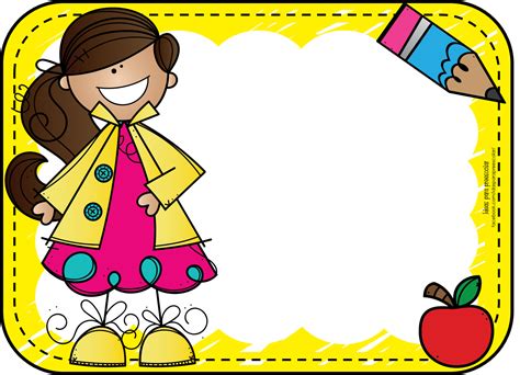 Gafetes Escolares Infantiles Preescolar Imprimir Gafetes Para Niños