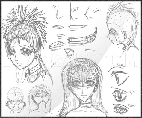How To Draw Anime Faces Step By Step Drawing Guide By Dawn Dragoart