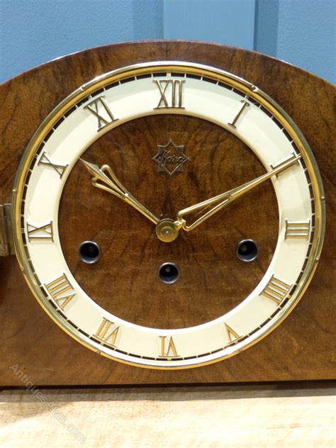 Antiques Atlas German Walnut Mantel Clock