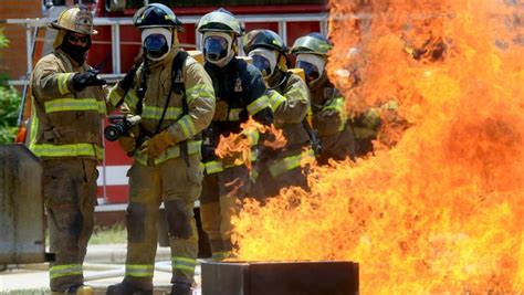 Del Mar Fire Academy Cadets Face Heat Extinguish Fires