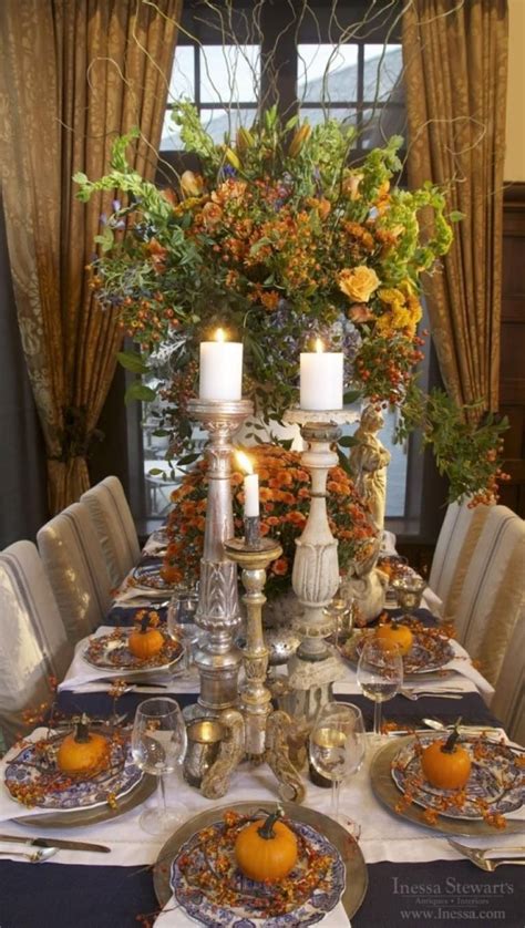 30 Best Fall Table Setting For Dining Room Ideas Thanksgiving Table