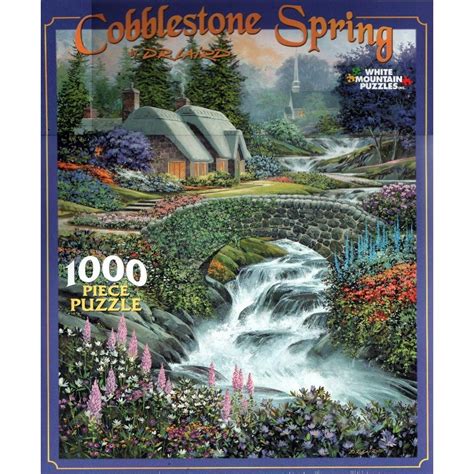 White Mountain Puzzles Dr Laird Cobblestone Spring Puzzle 1000 Piece