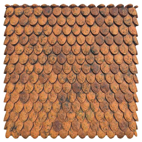 Fish Scale Roof Tile Texture Free Pbr Texturecan