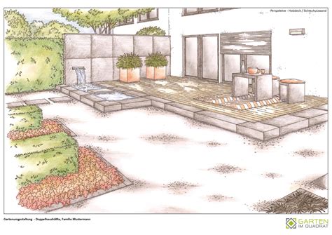 Auf planungswelten finden sie praktische 3d gartenplaner. Garten im Quadrat | Profi-Gartenplanung inklusive ...