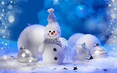 Snowman Wallpapers Backgrounds Christmas Screen Widescreen Holiday
