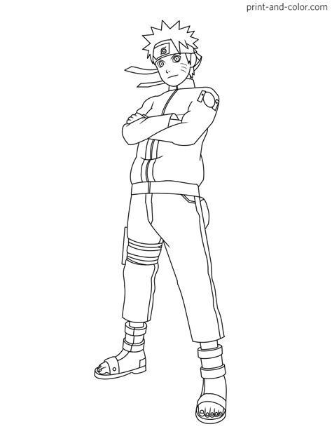 Naruto Coloring Pages Print And Coloring Home