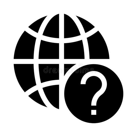 Global Help Glyphs Icon Stock Illustration Illustration Of Office