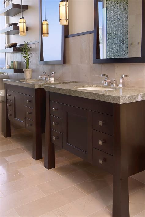 35 Dark Bathroom Cabinets With White Countertops Countertopsnews