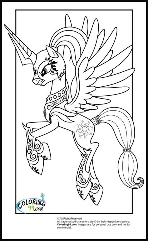 Ausmalbilder my little pony kostenlos source : My Little Pony Shining Armor Coloring Pages - Coloring Home