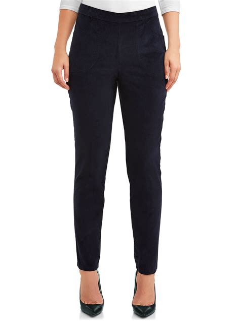 Realsize Realsize Womens Pull On Corduroy Stretch Pants