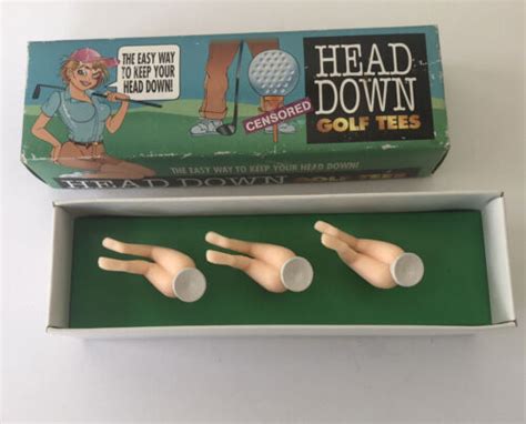 Head Down Ass Crack Butt Golf Ball Tees Funny Gag Prank Novelty