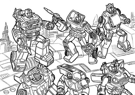 Los transformers son una milenaria raza alienígena de criaturas que están hechas de un material metálico y cuyo planeta madre fue destruido. Transformers Coloring Pages For Boys