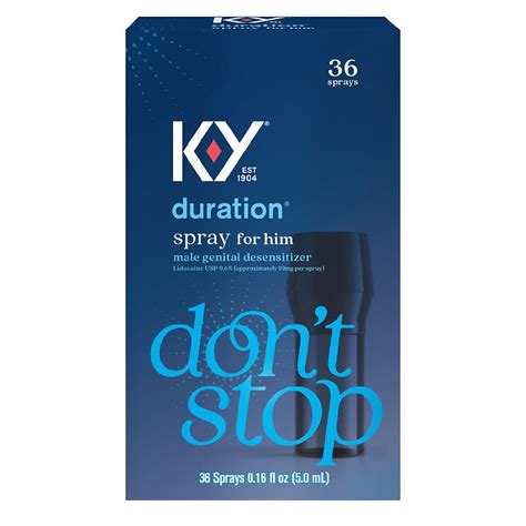k y duration male genital desensitizer spray 36 sprays walgreens