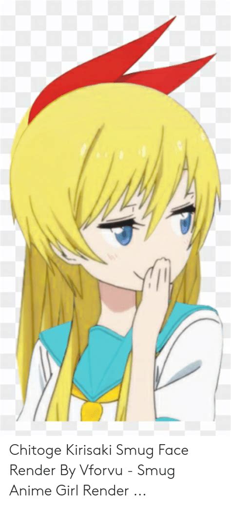 Smug Anime Girl Anime Meme Face