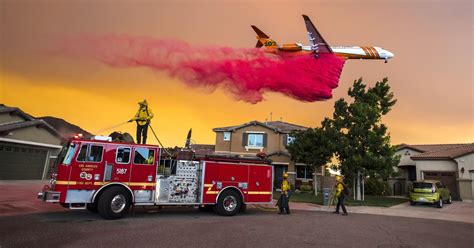 Dramatic Scenes From Californias Wildfires