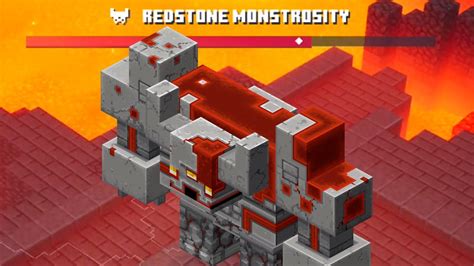 Minecraft Dungeons Redstone Monstrosity Boss Fight Youtube