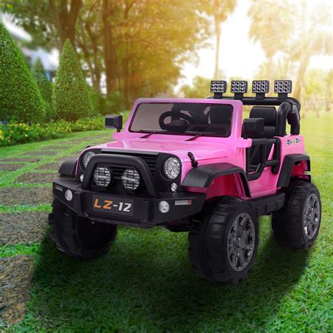 12v Kids Electric Ride On Cars Toy With Remote 4 Wheel Electric Jeep