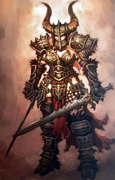 Barbarian Female Diablo Iii By Serrafinacz On Deviantart