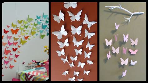Diy Butterfly Wall Decorating Ideas 2020home Decor With Paer