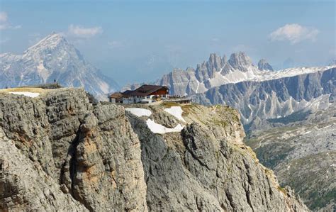 View From The Top Of Lagazuoi Dolomites Italy Stock Photo Image Of