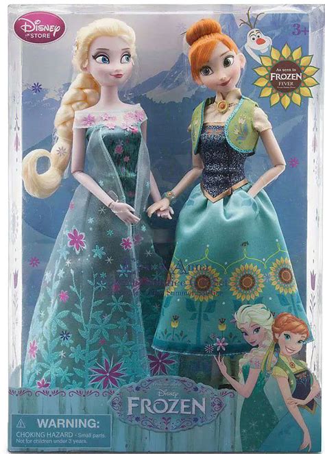 Spielzeug New Disney Store Frozen Elsa And Anna Classic Doll SET Film TV Spielzeug EN