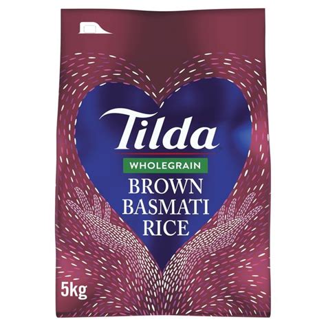 Tilda Rice Brown Basmati 5kg From Ocado