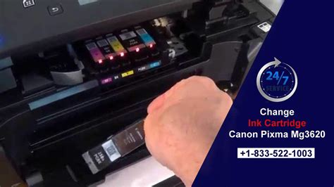How To Change Ink Cartridge Canon Pixma Mg3620 Printer Fixes