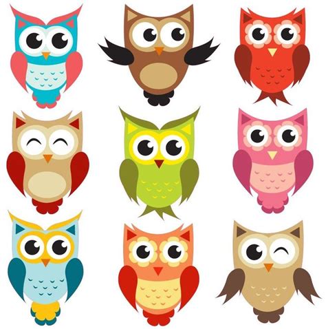 Cute Cartoon Owls Clipart Best Clipart Best