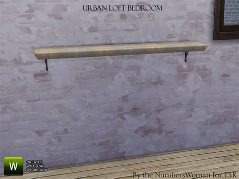 Thenumberswomans Urban Loft Bedroom Desk Shelf Urban Loft Desk