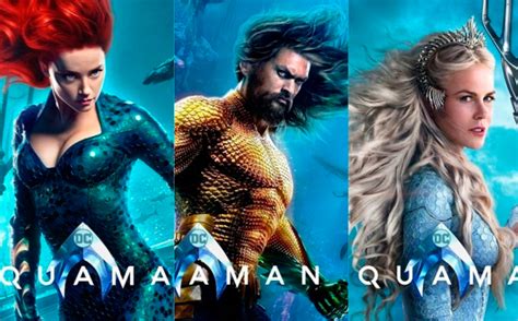 Aquaman Ganha Novos Pôsteres Com Destaque Para Personagens