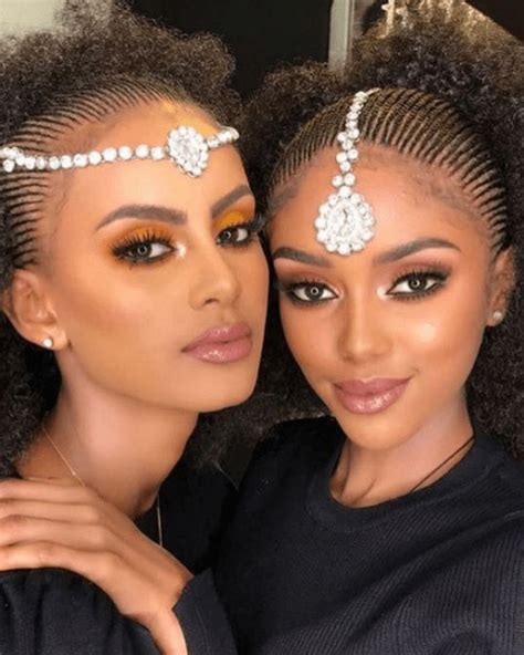 20 Latest Ethiopian Hairstyles To Try Out In 2021 Cool Braid Hairstyles Braided Hairstyles