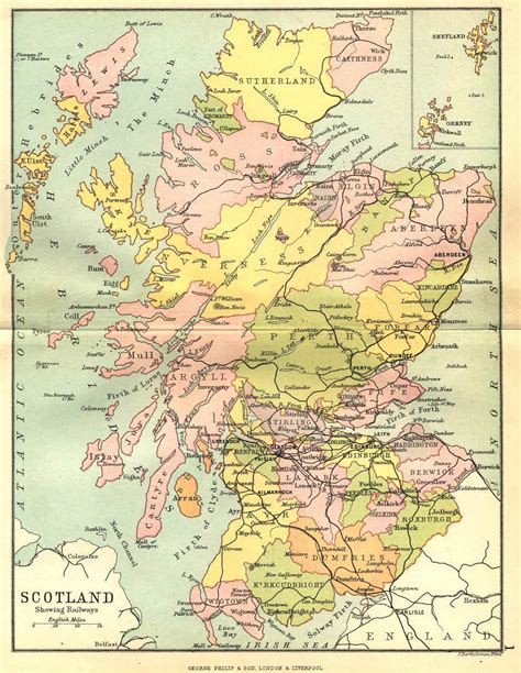 Scotland Counties Map Scotland Mappery