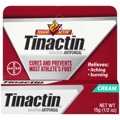 Tinactin Athletes Foot Antifungal Cream 05 Oz Tube